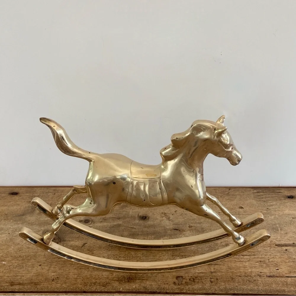 Brass Rocking Horse - Picture 7 of 10
